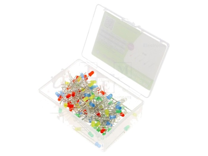 Set LED 3mm 100 bucăți