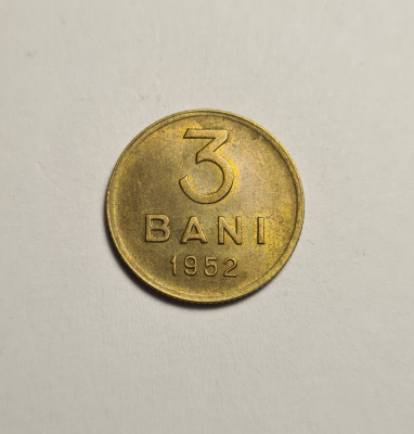 3 bani 1952 Aunc foto