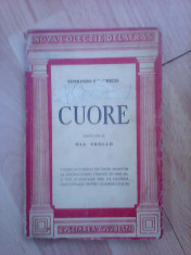 Cuore - EDMONDO DE AMICIS , editie 1942 foto