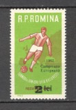 Romania.1962 Campioana europeana la fotbal-supr. XR.444