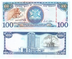 Trinidad Tobago 100 Dolari 2002 P-45 UNC