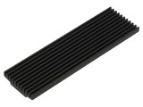 Radiator negru extrudat FISCHER ELEKTRONIK SK 677 100 SA 100x30x7,5mm