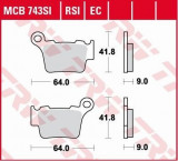 Set placute frana TRW MCB743EC &ndash; Husqvarna CR &ndash; WR &ndash; TE 125-610cc &ndash; KTM EXC &ndash; SX 125-530cc