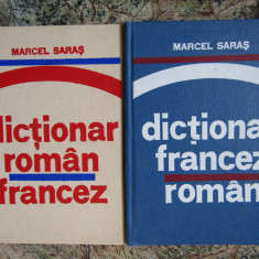 Marcel Saras - Dictionar Roman-Francez / Francez-Roman 2 volume