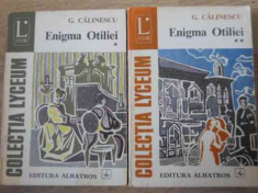 ENIGMA OTILIEI VOL.1-2-G. CALINESCU foto