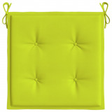 Perne scaune gradina 2 buc. verde 40x40x3 cm tesatura Oxford GartenMobel Dekor, vidaXL