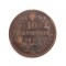 moneda bronz ITALIA 10 Centesimi 1867 ( .OM .) km # 11