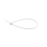 Coliere din plastic alb - 200x2.5mm UV 100 bucati, GEKO G17144
