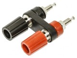 Soclu Banană 4mm 15A 1kVDC Negru Cositorit Duble