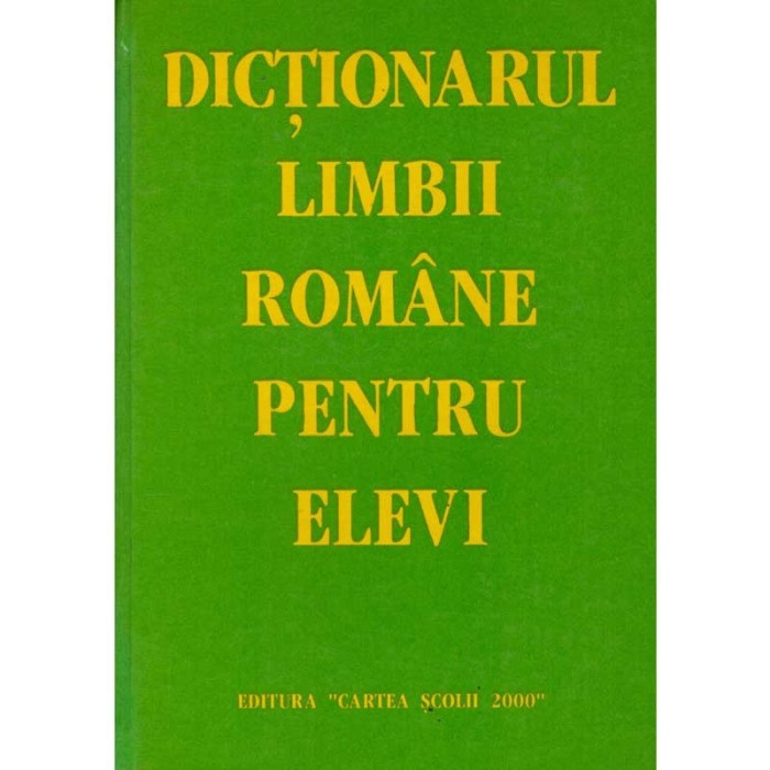colectiv - Dictionarul limbii romane pentru elevi - 135039