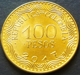 Moneda exotica 100 PESOS - COLUMBIA , anul 2017 *cod 3077 A = UNC