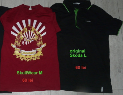 Tricou Skoda L, stema comunista PCR M,comunist,pret pe bucata foto