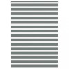 VidaXL Jaluzea tip zebra gri &icirc;nchis lățime țesătură 150,9 cm poliester