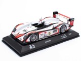 Macheta Audi R8 #5 24h LeMans scara 1/43 alb rosu si negru
