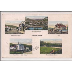 Carte postala circulata in anul 1931 Piatra-Neamt