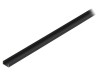 Profil aluminiu anodizat negru 1m pentru module LED