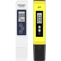 Set testere apa digitale profesionale, calitate apa 4in1, solutii de calibrare, TDS,EC,PH si temperatura