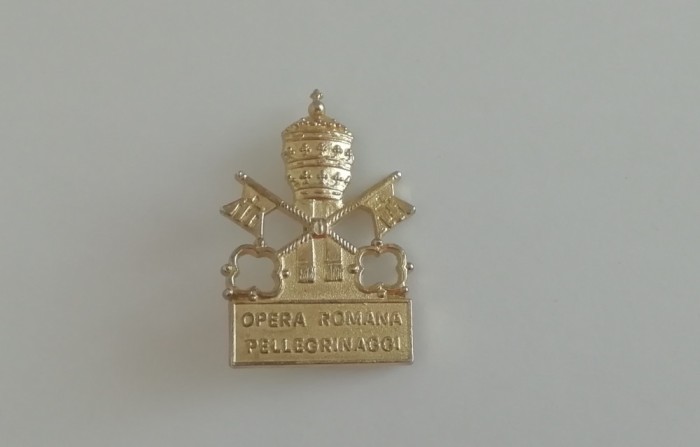 QW9 J 7 - Insigna - tematica arta - Opera romana Pellegrinaggi
