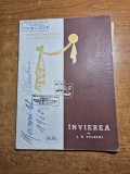 Program teatrul national stagiunea 1959-1960 - piesa invierea - geo barton,gh. cozorici,