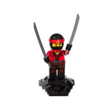 Figurina Ninja cu placa si sabii, Figurina, ATU-088256