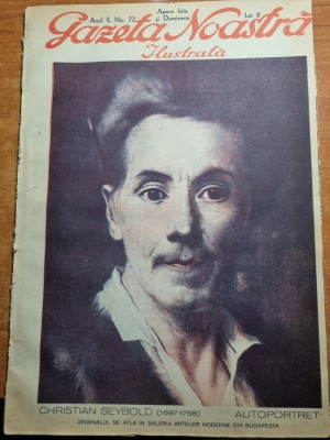 gazeta noastra 13 iunie 1929-pagina umorului,regina maria,charlie chaplin foto