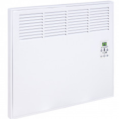 Convector de perete sau pardoseala iVigo EPK 500 W White,Digital, control electronic, Termostat de siguranta, termostat reglabil, IP 24, pentru 6 mp,