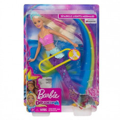 Papusa Mattel Barbie Dreamtopia Sparkle Lights Mermaid Doll foto