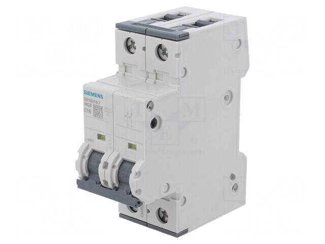 &Icirc;ntrerupător Supracurent 16A 2P 6kA 230/400V