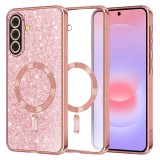 Asteroid GSM - Luxury Glitter MagSafe - Samsung Galaxy A37 5G - Rose Gold