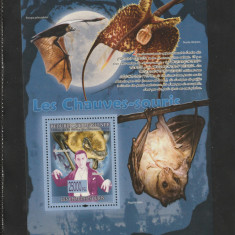 Guinea 2008-Fauna,Pasari,Lilieci,colita dantelata,MNH,Mi.Bl.1528