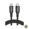 Cablu Date si Incarcare USB-C - USB-C UGREEN US567 60W 1m Gri