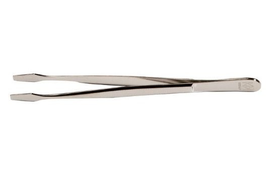 Penseta timbre cu varf de tip lopata, DELUXE, in etui, 15cm