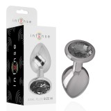 Intense-Plug Anal din Metal cu Piatră Decorativă