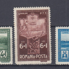 ROMANIA 1932 LP 100 SANATORII PTT SERIE MNH