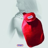 Perna Apa Calda/Rece Sanger cu Husa Anatomica &amp; Fixare - Dureri Spate, Musculare, Menstruale, Sciatica, Lovituri. Capacitate 2L
