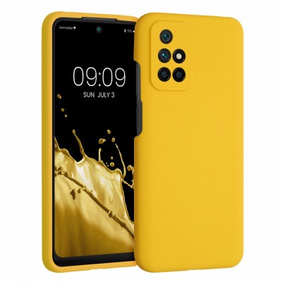 Husa pentru Xiaomi Redmi 10, Silicon, Galben, 56153.143, kwmobile foto
