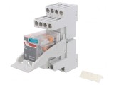 Releu intermediar 4PDT 24VDC pentru șină DIN, ABB