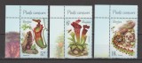 ROMANIA 2026 PLANTE CARNIVORE Serie 3 timbre LP.2548 MNH**