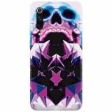 Husa silicon pentru Xiaomi Mi 9, Abstract Framed Skull