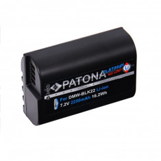 Acumulator Patona Platinum DMW-BLK22 2250mAh replace Panasonic Lumix DC-S5 G9 GH5 GH5S-1346