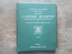 Atlas d&amp;#039;anatomie descriptive, vol. 3 - J. Sobotta, 1908 foto