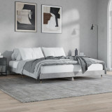 VidaXL Cadru de pat, gri beton, 120x200 cm, lemn prelucrat