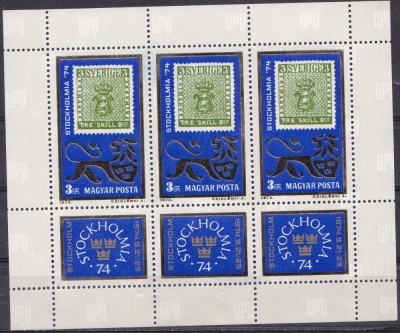 TSV % - 1974 MICHEL 2981 UNGARIA BLOC, MNH/** LUX foto
