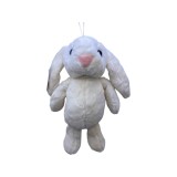 Jucarie iepuras alb din plus pufos