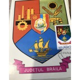CPIF Stema cu timbru al Judetului Braila