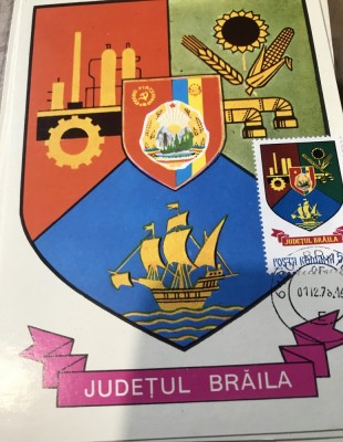 CPIF Stema cu timbru al Judetului Braila foto