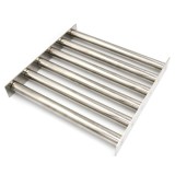 Grilă magnetică pătrată 300 x 300 x 25 mm cu 6 tuburi