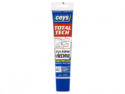 Adeziv Ceys TOTAL TECH EXPRESS, transparent, tub 125 ml foto