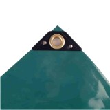 Prelata PVC Verde 2x3m, 650g/m&sup2; - Impermeabilă și Rezistentă pentru Gradină