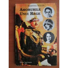 Martha Solon,Amorurile unui rege